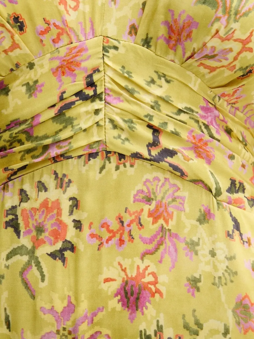 Pedro Del Hierro Midi-jurk met pofmouwen Groen