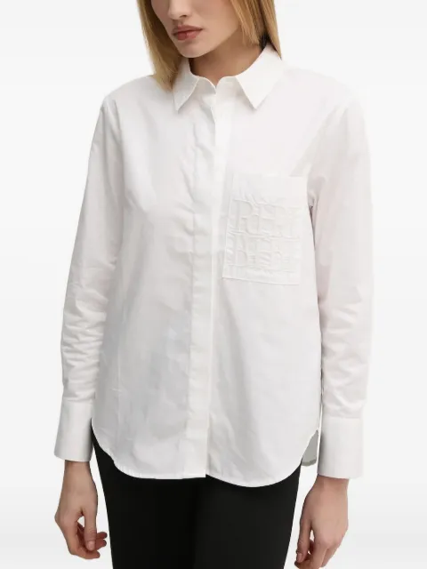 Pedro Del Hierro logo-embroidered pocket shirt