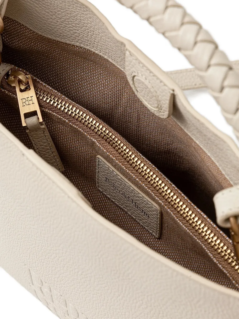 Pedro Del Hierro Braided-handle Satchel In Neutral
