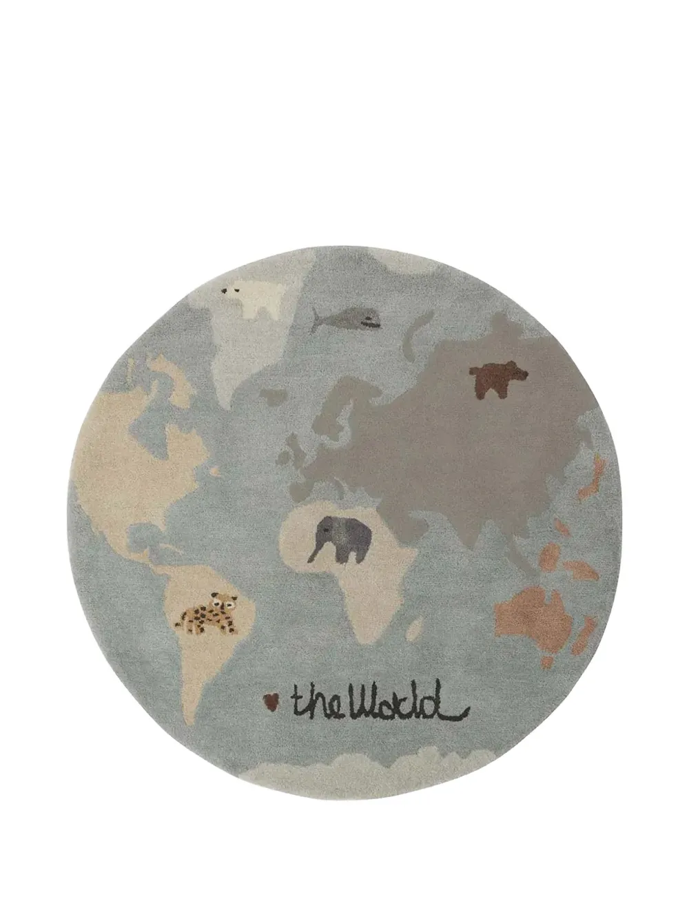 OYOY The World rug (120cm) | Pink | Image 1