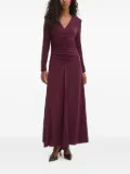 Pedro Del Hierro V-neck gathered maxi dress