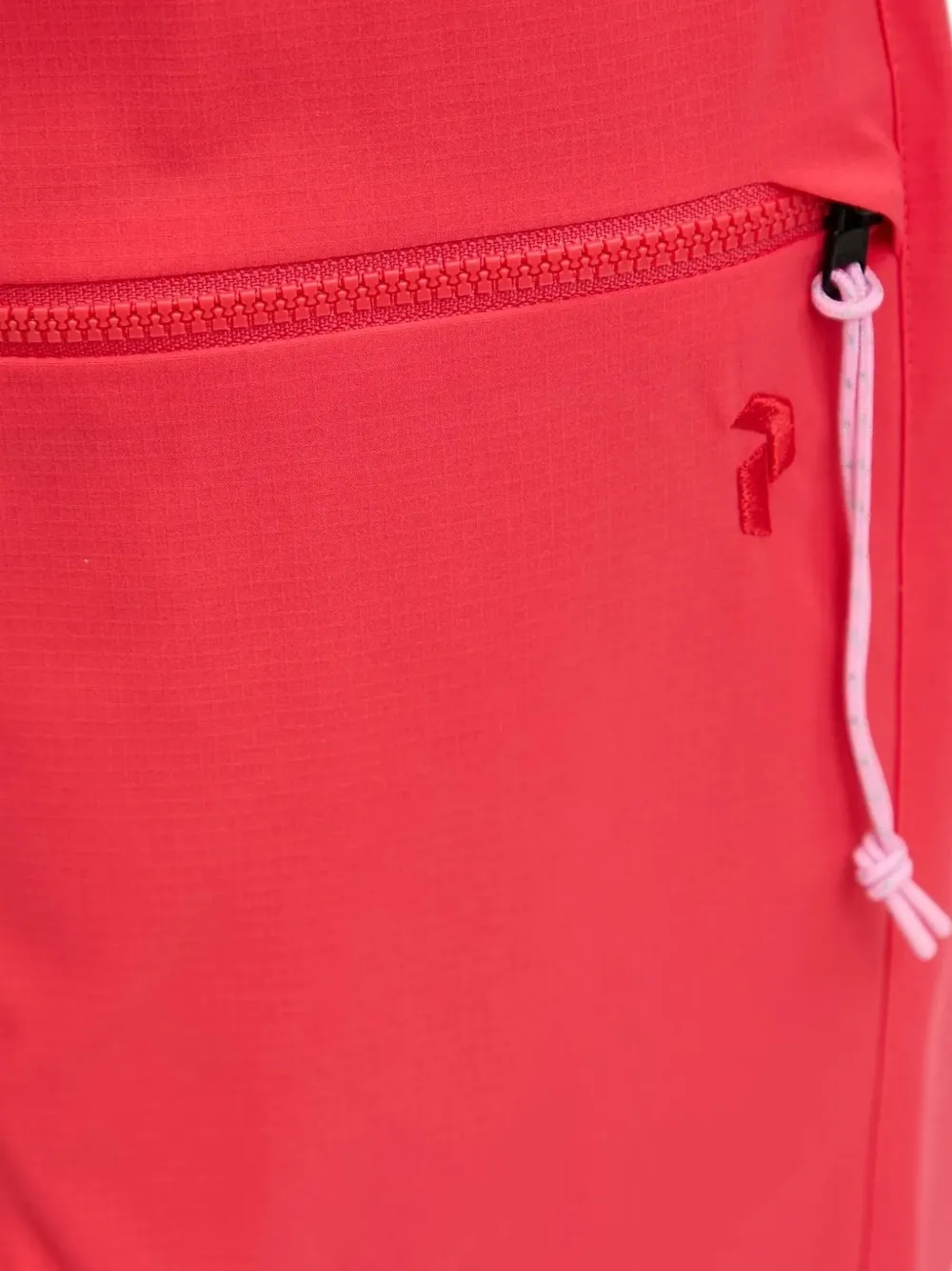 Peak Performance Outdoor broek met cargo zak Rood