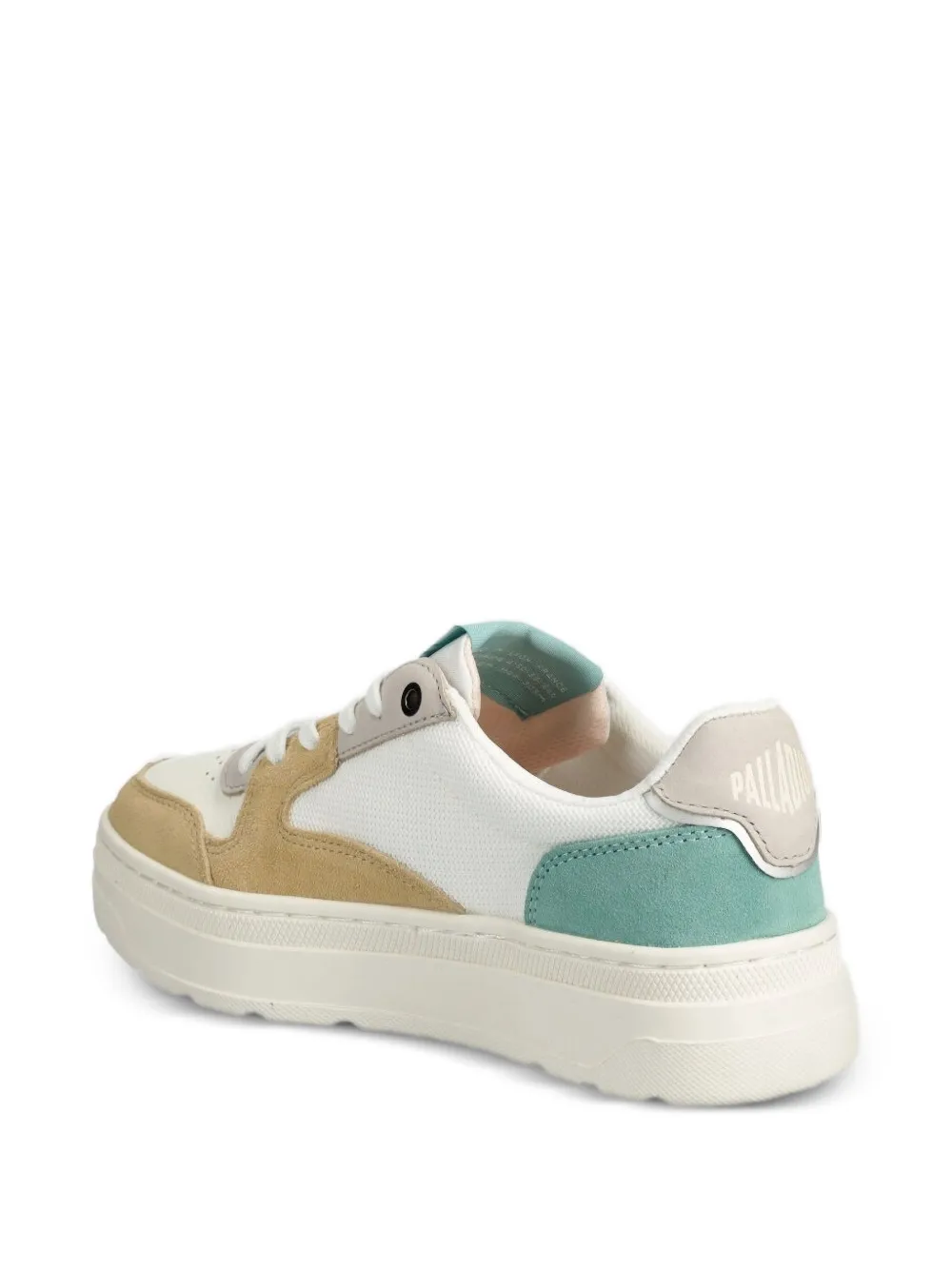 Palladium Leather Panelled Low-tops Sneakers In White