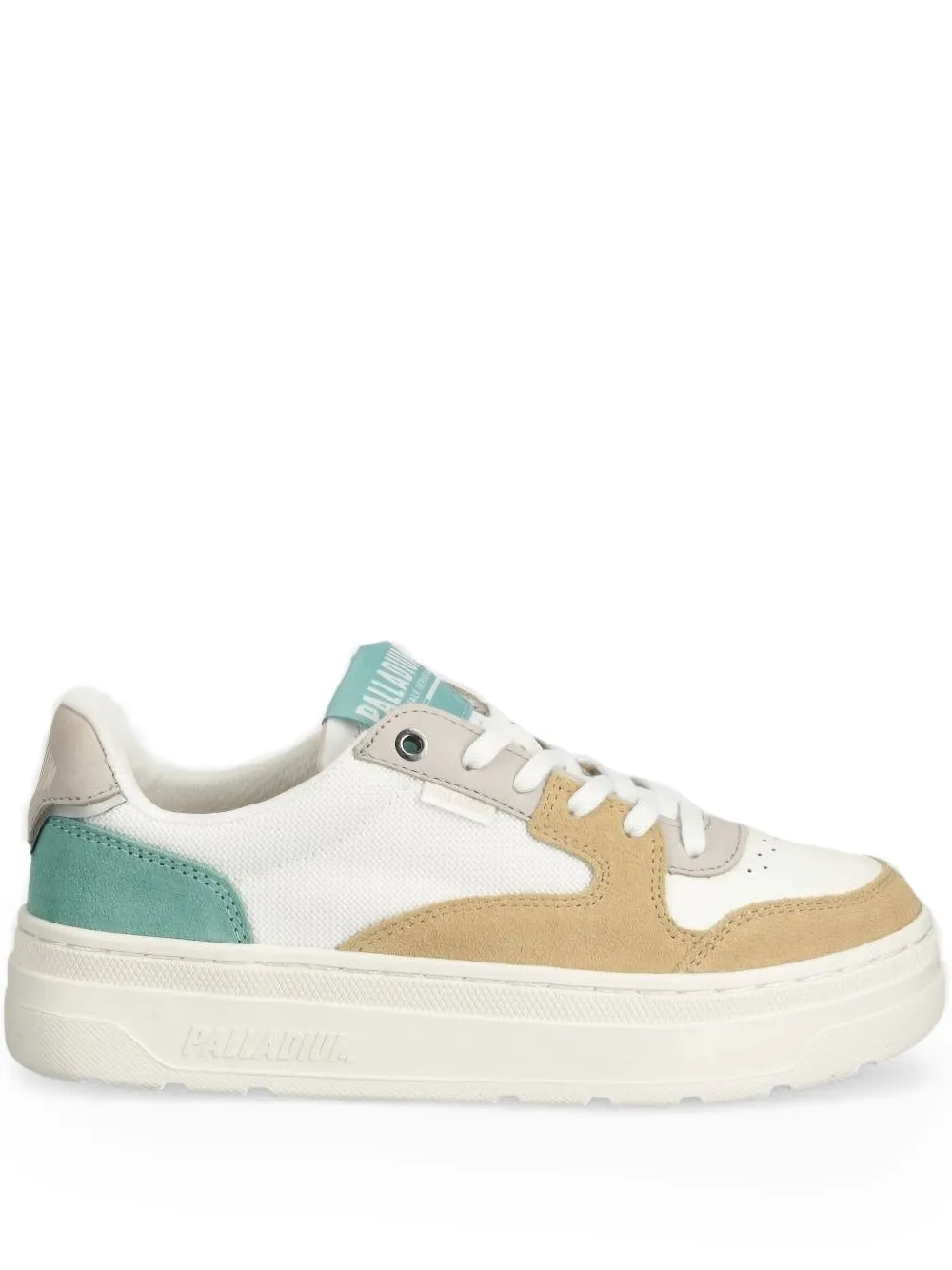 Palladium パネル レザースニーカー - ホワイト Palladium パネル レザースニーカー - ホワイト