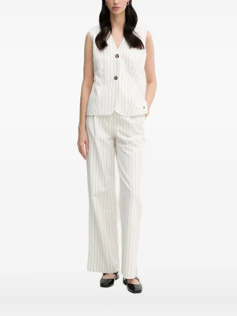 Pedro Del Hierro pinstripe-sleeveless waistcoat