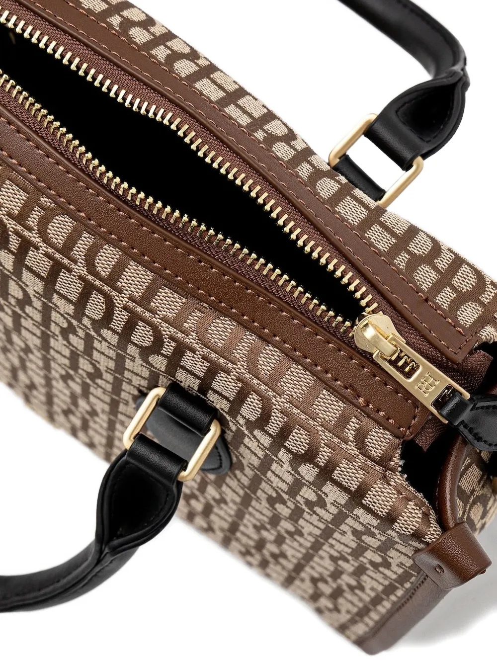 Pedro Del Hierro Boekentas met monogram Bruin