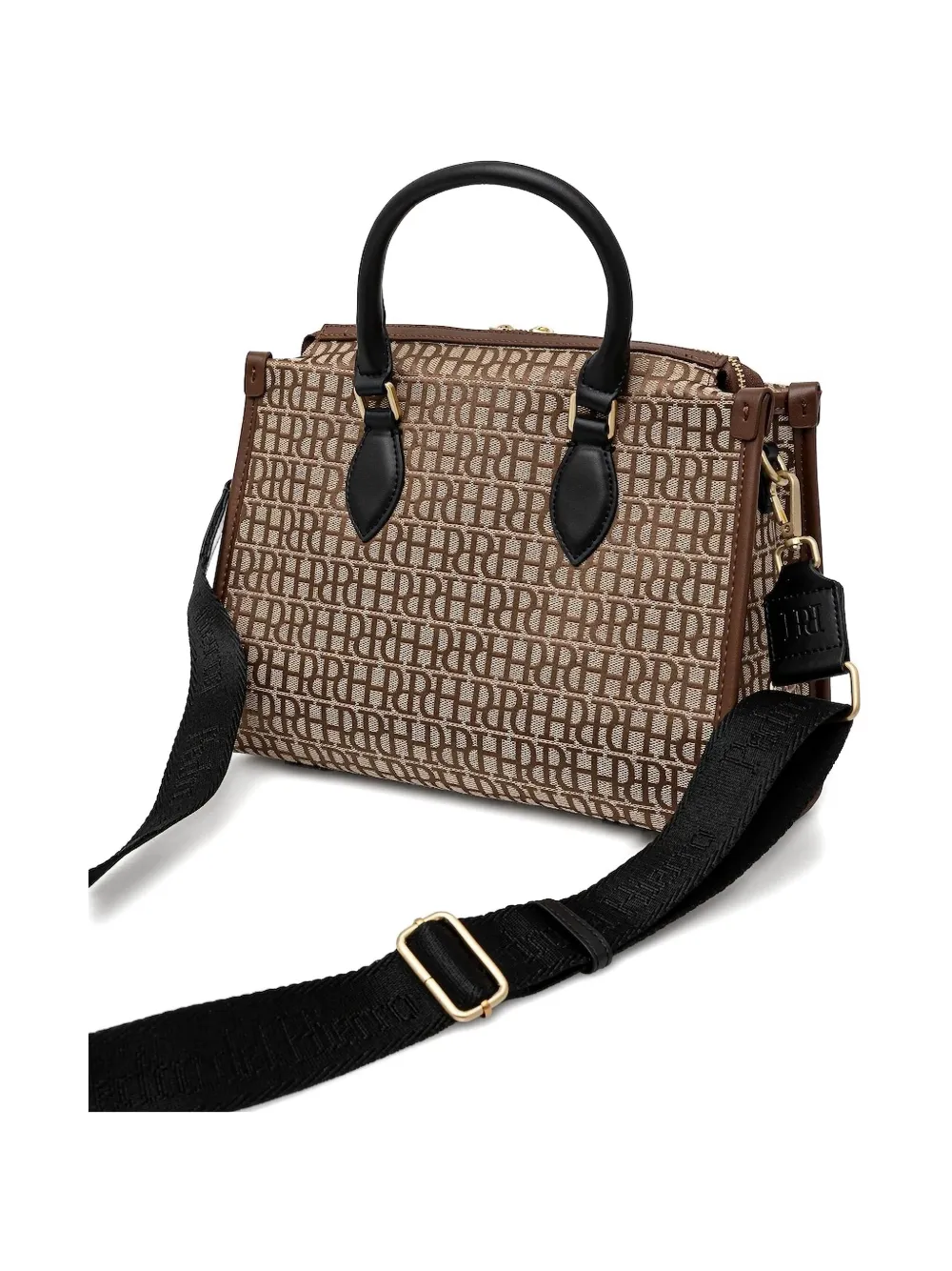 Pedro Del Hierro Boekentas met monogram Bruin