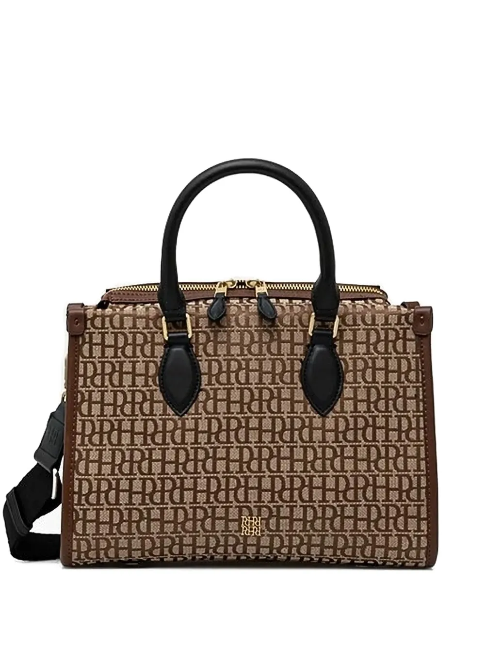 Pedro Del Hierro Boekentas met monogram Bruin