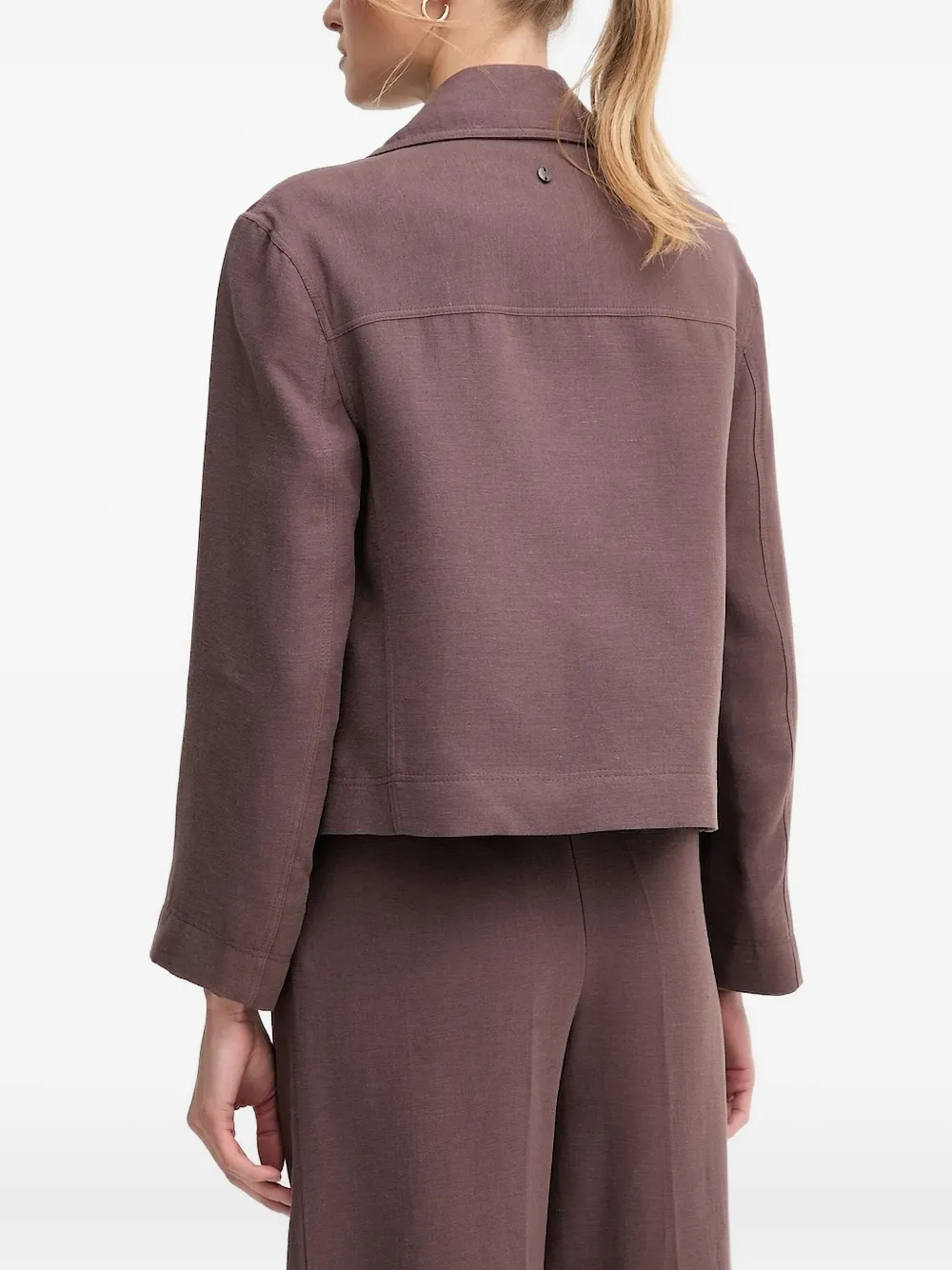 Pedro Del Hierro Button-fastening Flap-pocket Jacket In Brown