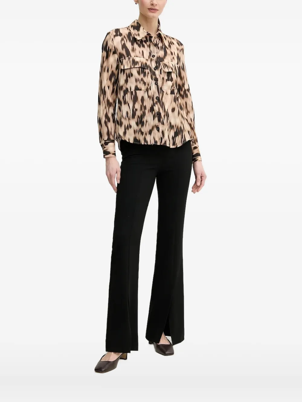 Pedro Del Hierro Leopard-print Shirt In Animal Print