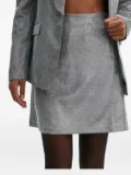 Pedro Del Hierro metallic-finish mini skirt - Grey