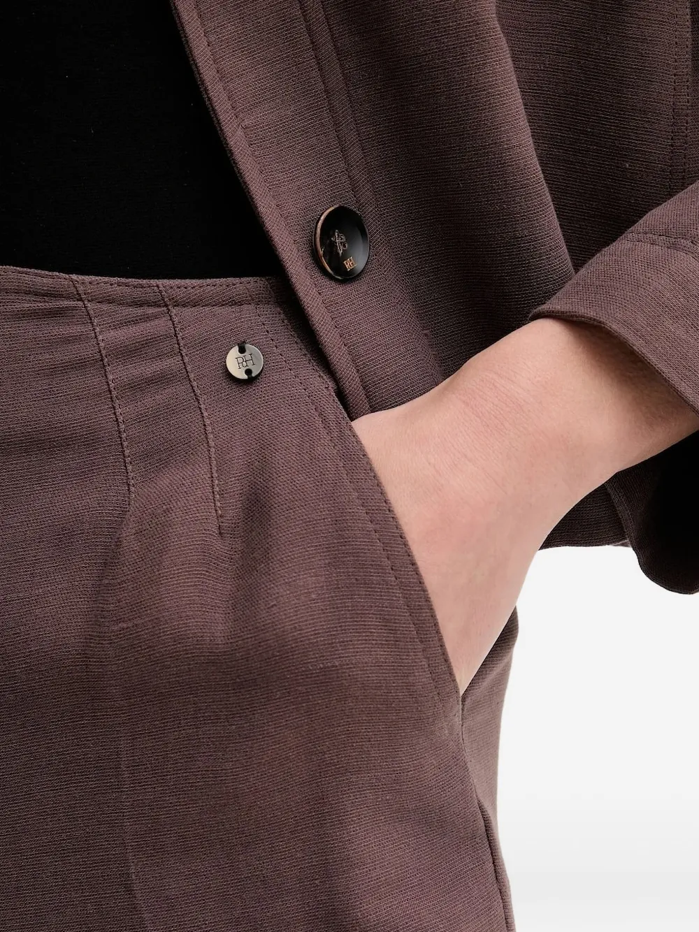 Pedro Del Hierro Broek met wijde pijpen Bruin