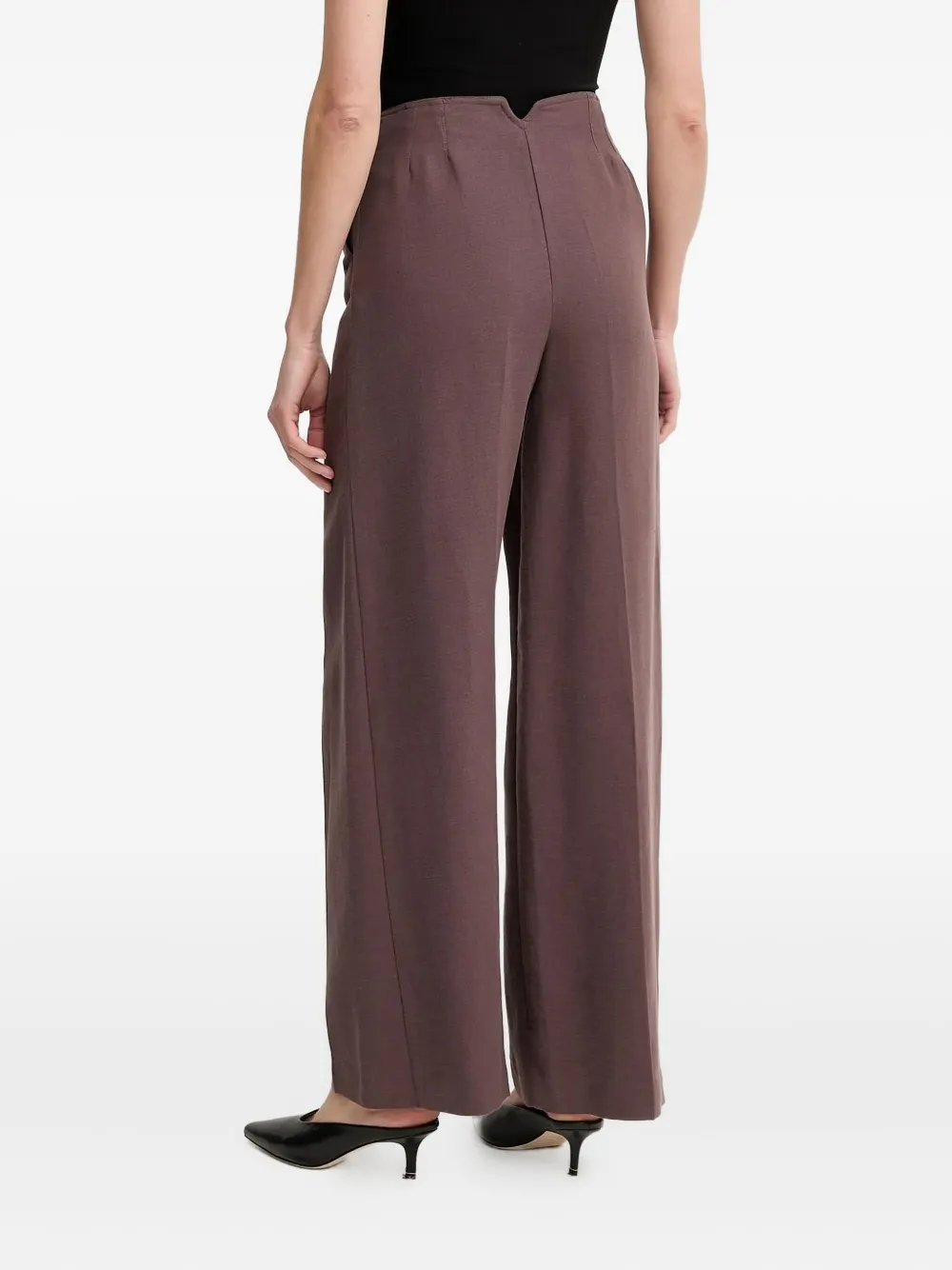 Pedro Del Hierro Broek met wijde pijpen - Bruin