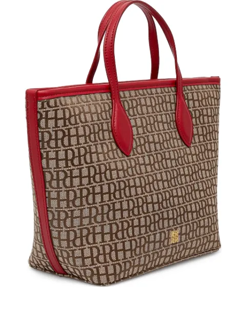 Pedro Del Hierro monogram leather-trimmed tote bag