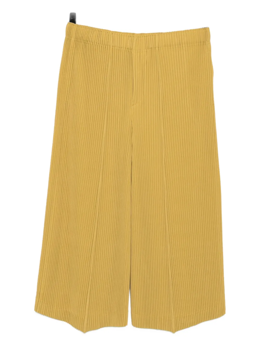 Homme Plissé Issey Miyake MC June geplooide broek Geel