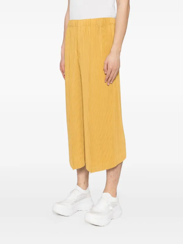 Homme Plissé Issey Miyake MC June プリーツ クロップドパンツ