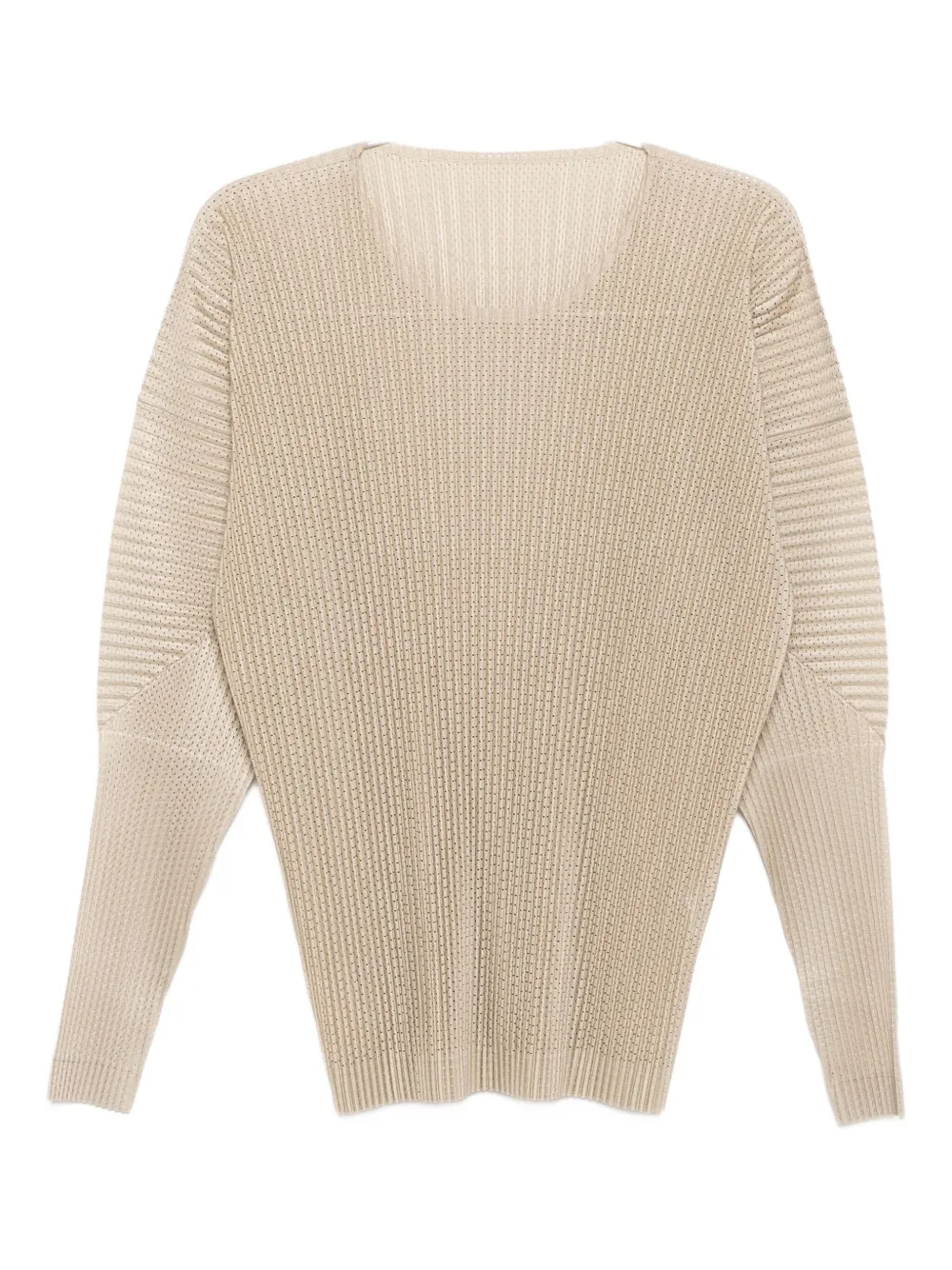 Issey Miyake Light-mesh T-shirt In Brown