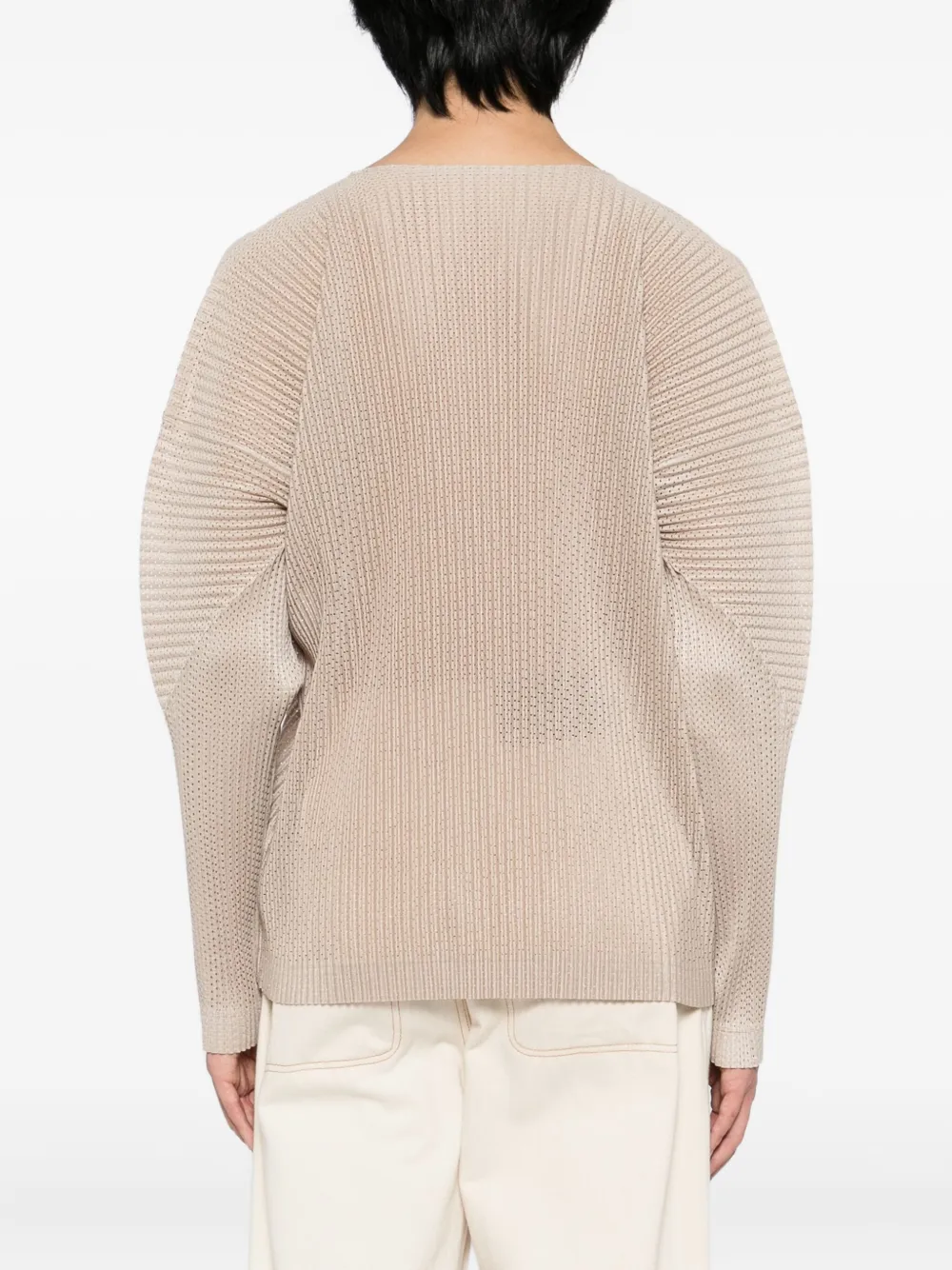 Issey Miyake Light-mesh T-shirt In Brown