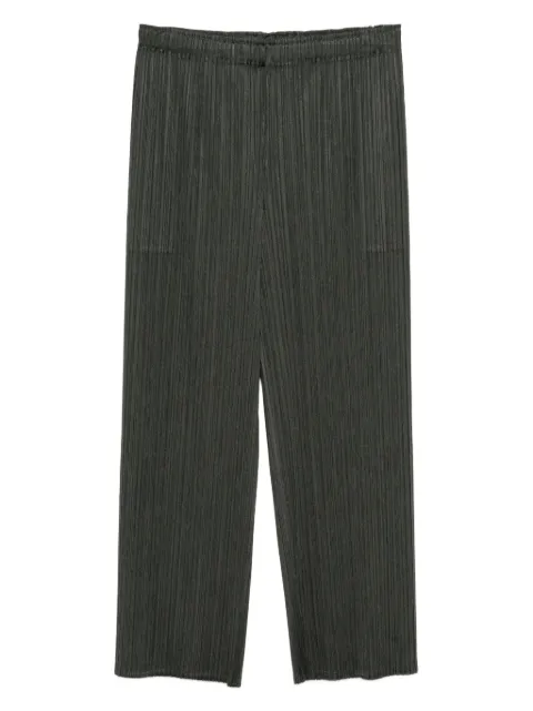 Pleats Please Issey Miyake MC June pleated trousers