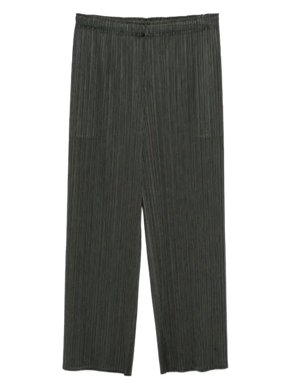 パンツ pleats please JF807 Pleats Please Issey Miyake MC June プリーツ クロップドパンツ