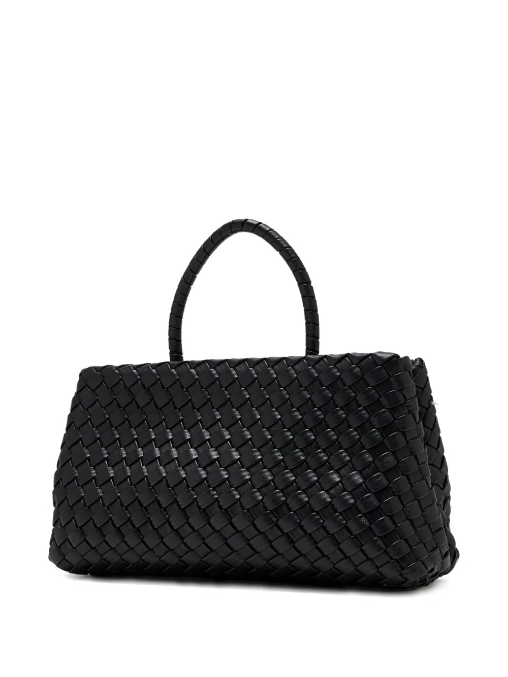 JW Pei woven leather tote bag - Zwart