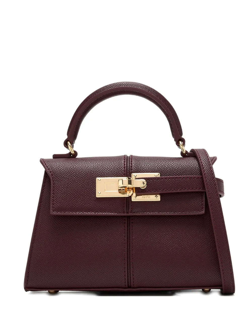 JW Pei detachable leather tote bag | Purple | Image 1