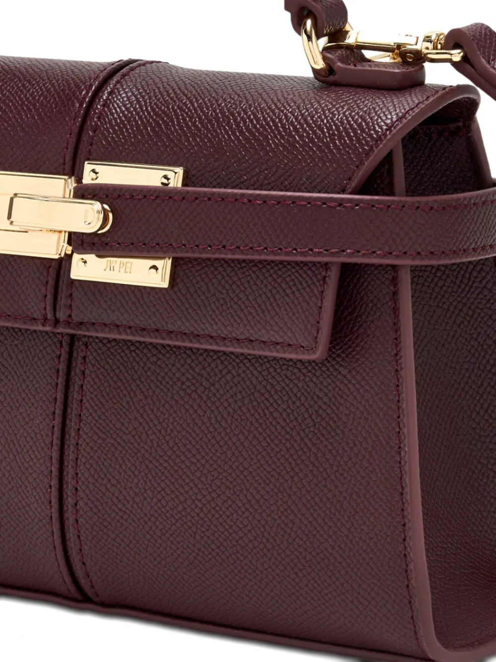 JW Pei Afneembare leren shopper Paars