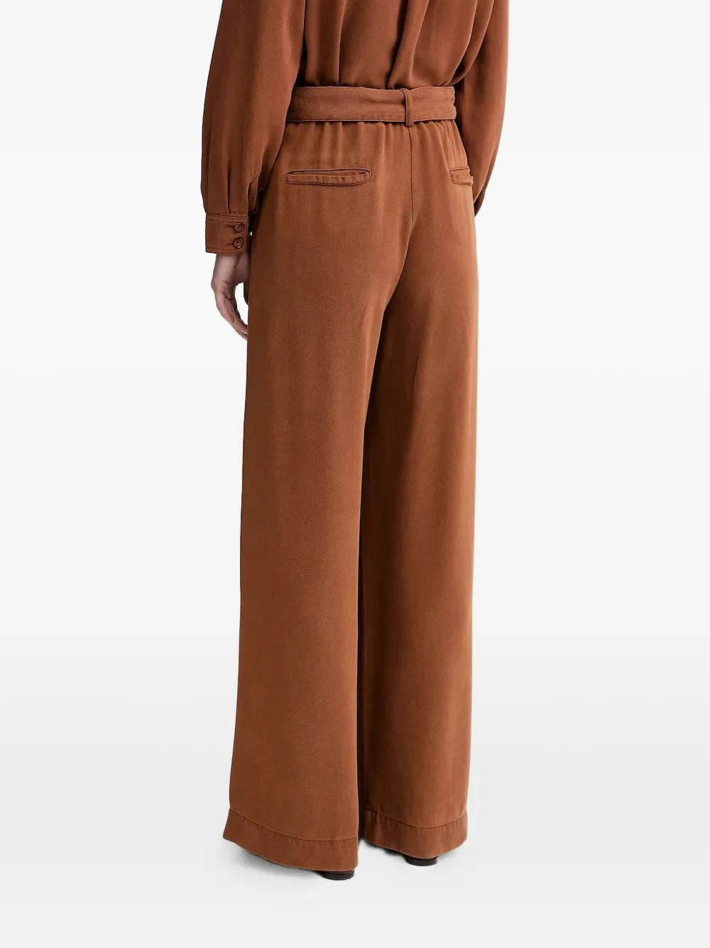 Sessùn Broek met wijde pijpen - Bruin