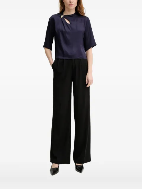 Sessùn Layla ring-detail short-sleeve blouse