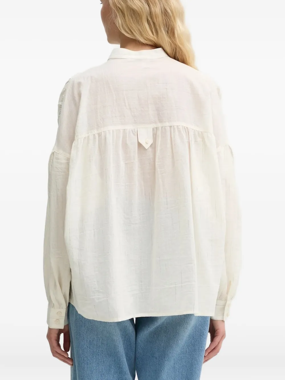 Sessùn textured gold-button blouse | Blouses | Image 2