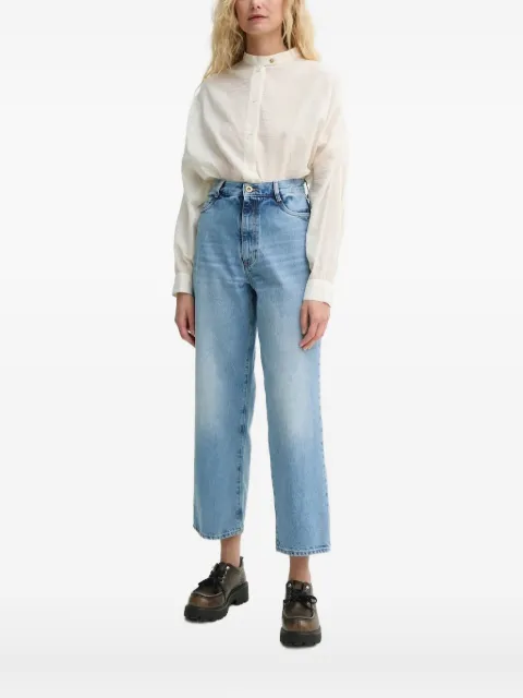 Sessùn textured gold-button blouse