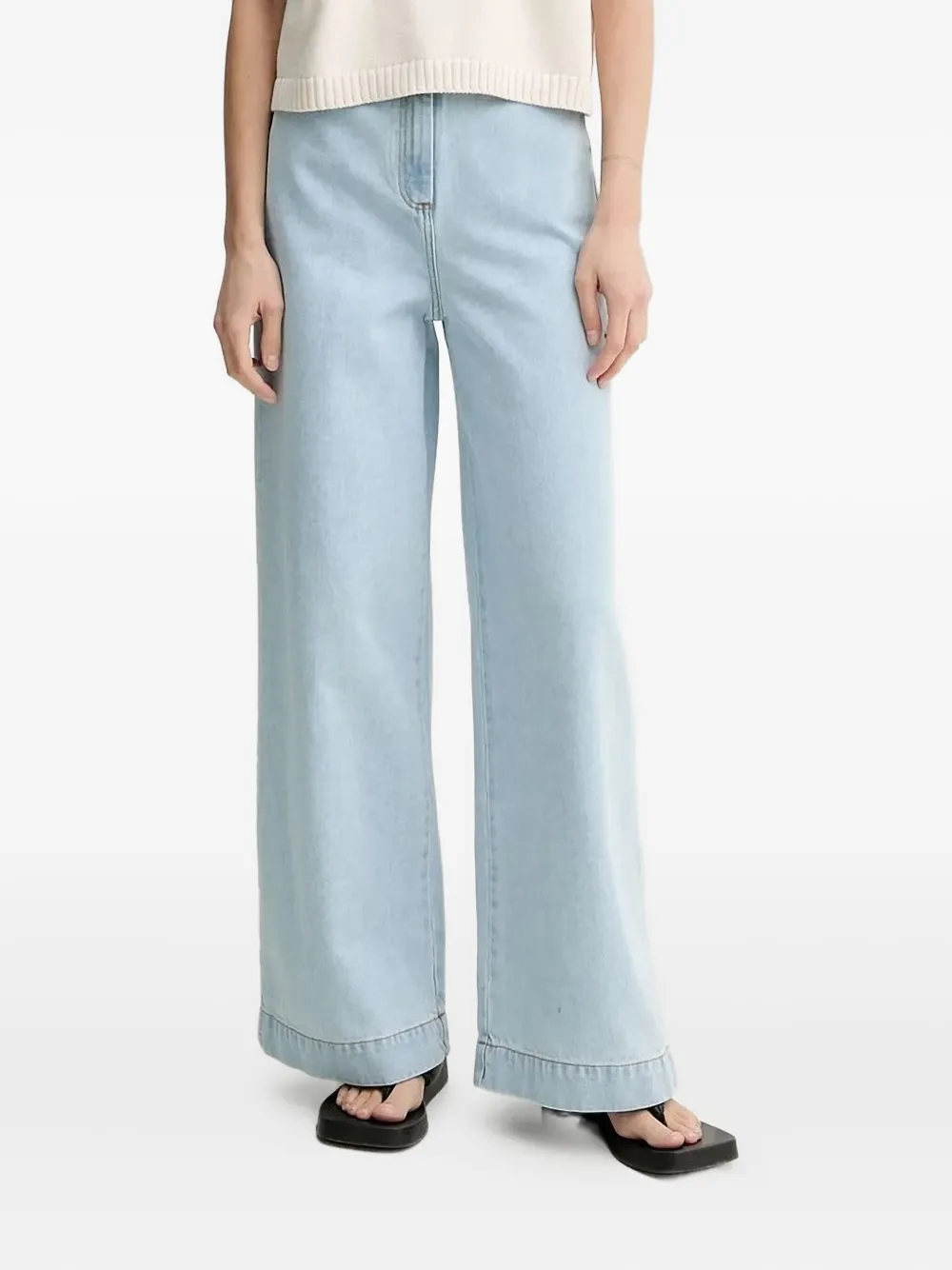 Sessun Captain Wide-leg Jeans In Multi