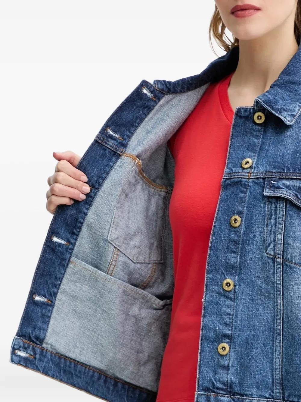 Sessun Button-fastening Denim Jacket In Blue