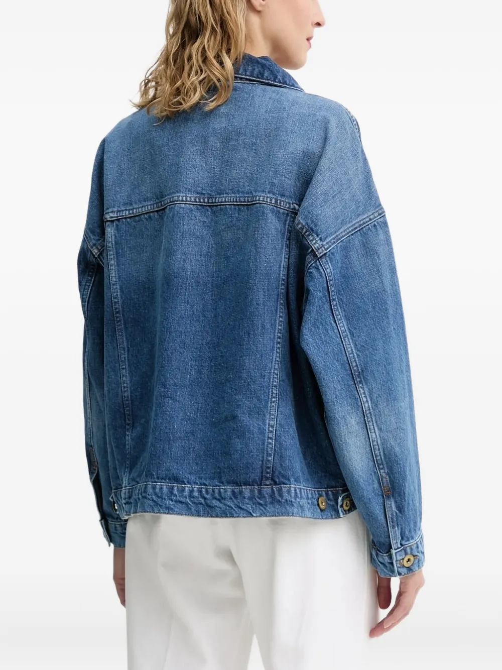 Sessùn button-fastening denim jacket | Denim Jackets | Image 2