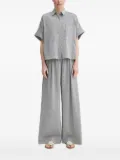Sessùn striped pocket shirt - Grey