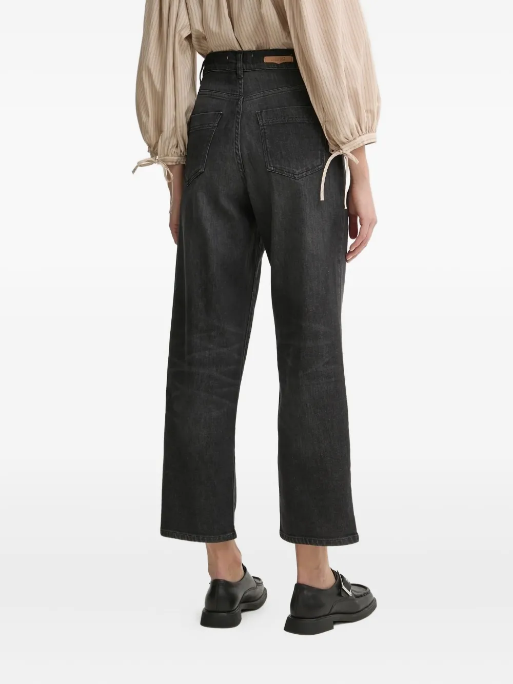 Sessùn Jeans van katoenblend - Zwart