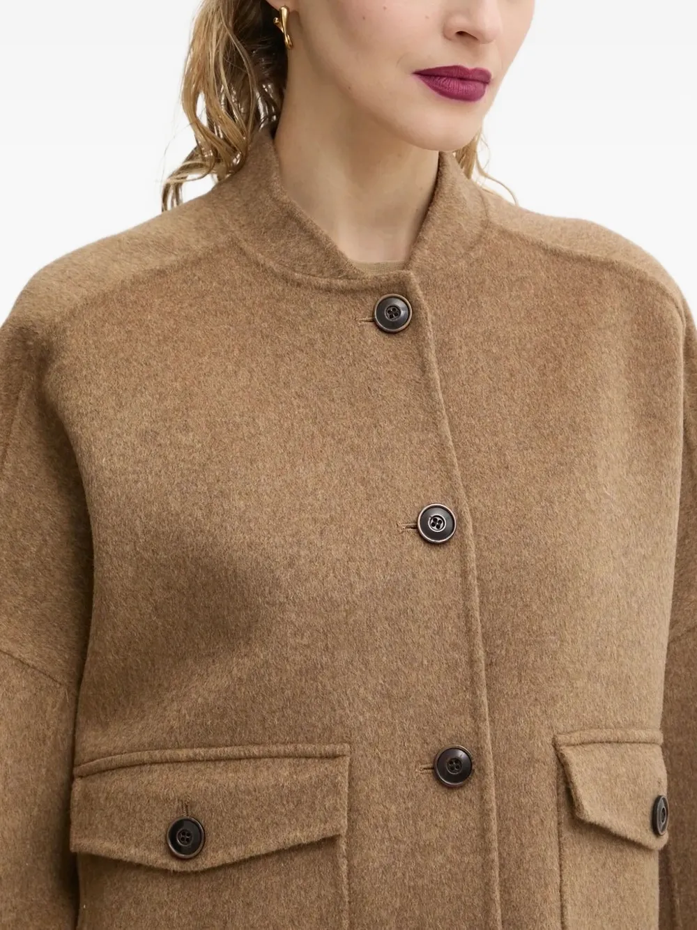  Sessùn Button-fastening Patch-pocket Jacket - Brown 
