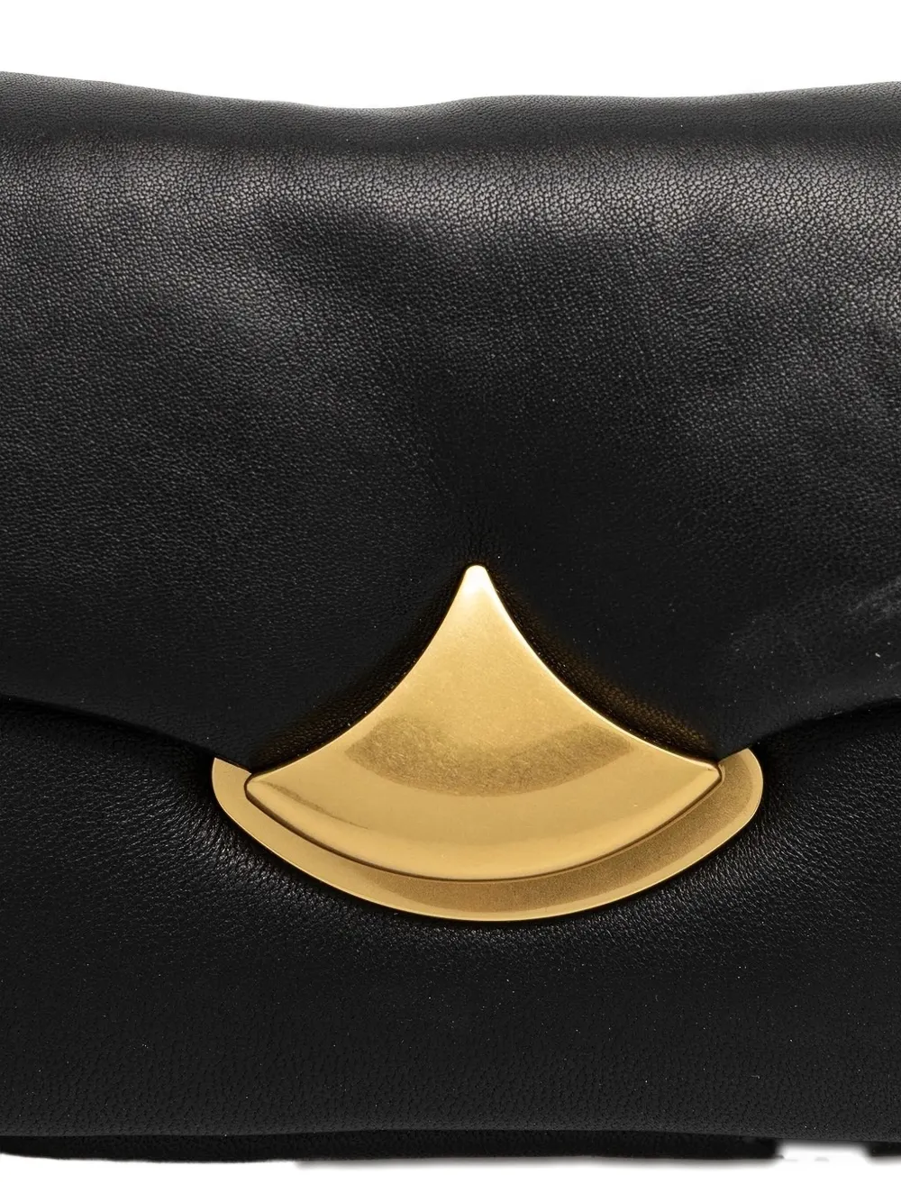 Sessun Flap-closure Chain Cross-body Bag In Black