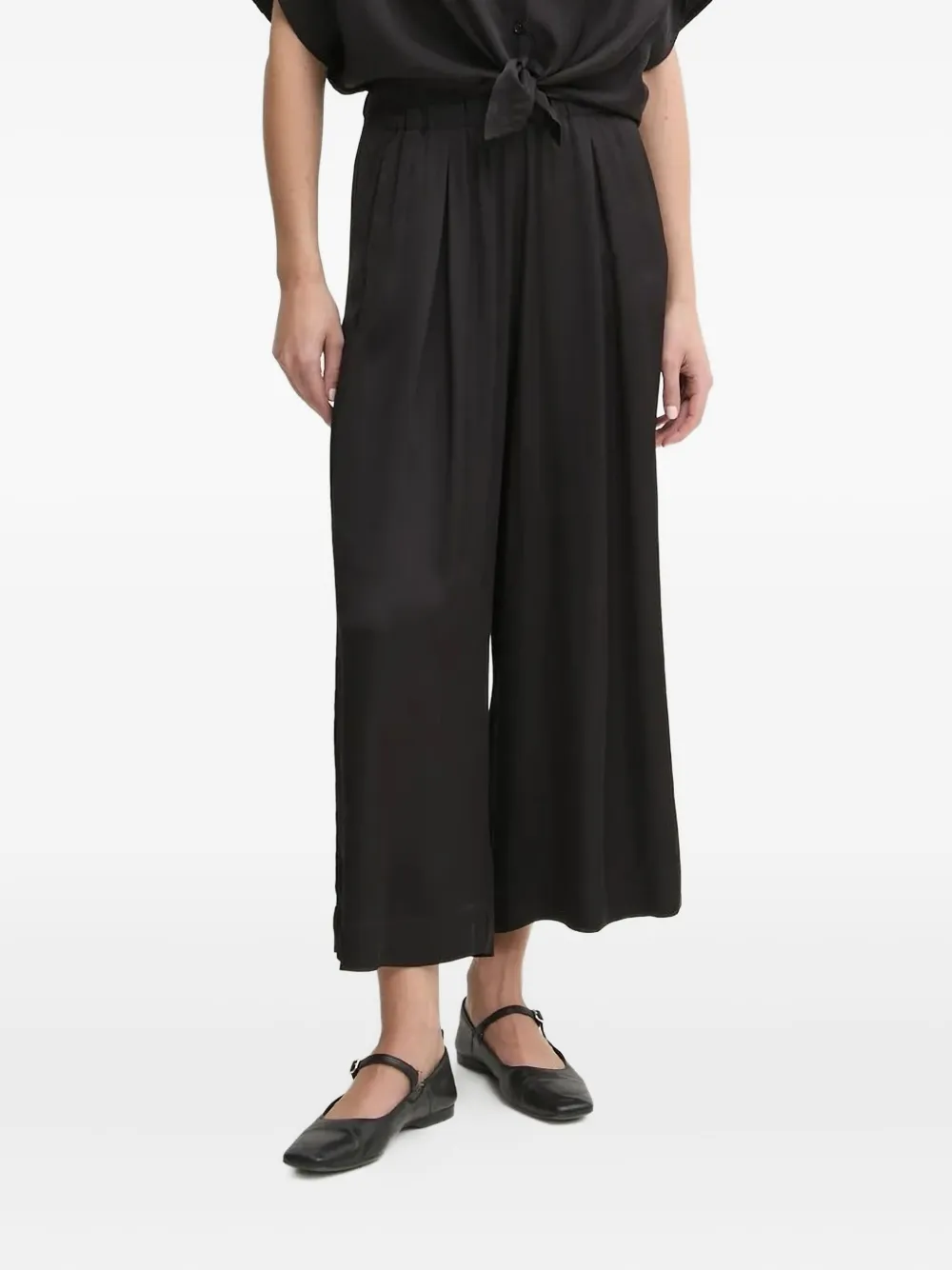 Sessùn elastic-waist wide-leg trousers | Black | Image 1