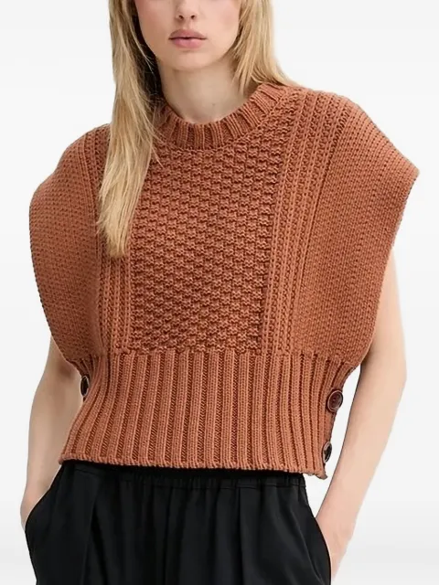 Sessùn textured knitted top