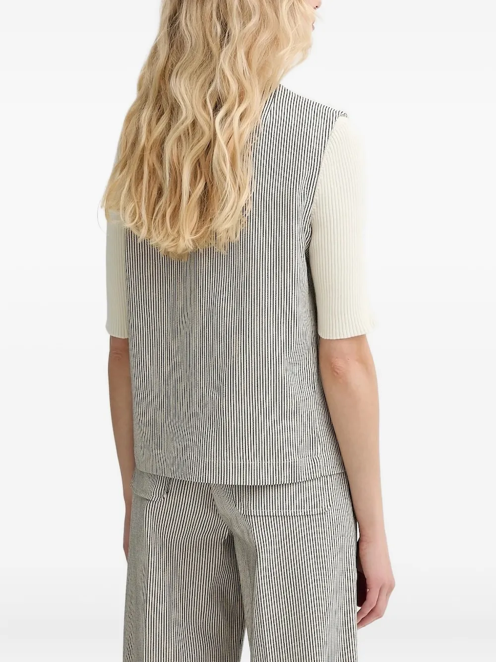 Sessùn striped buttoned waistcoat | Waistcoats & Gilets | Image 2