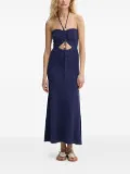Sessùn Dinah cut-out ruched dress - Blue