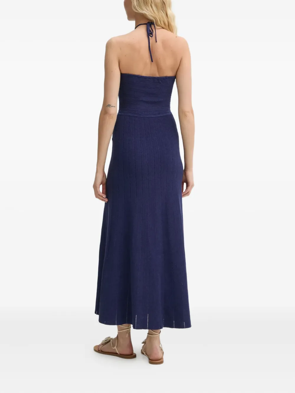 Sessùn Dinah cut-out ruched dress - Blauw