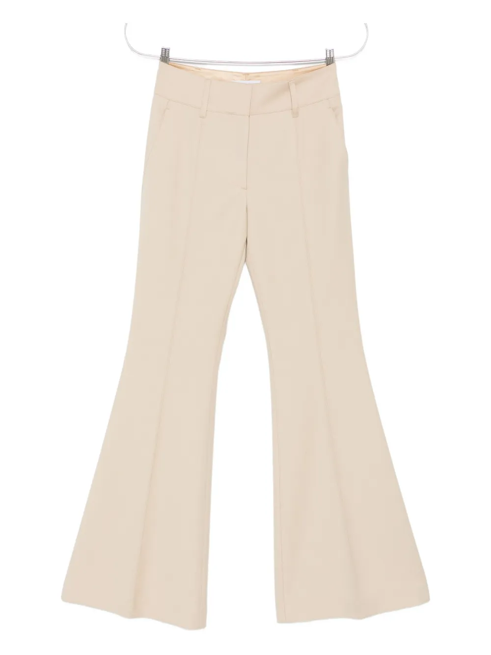 Gabriela Hearst pleated flared trousers | Neutrals | Image 1