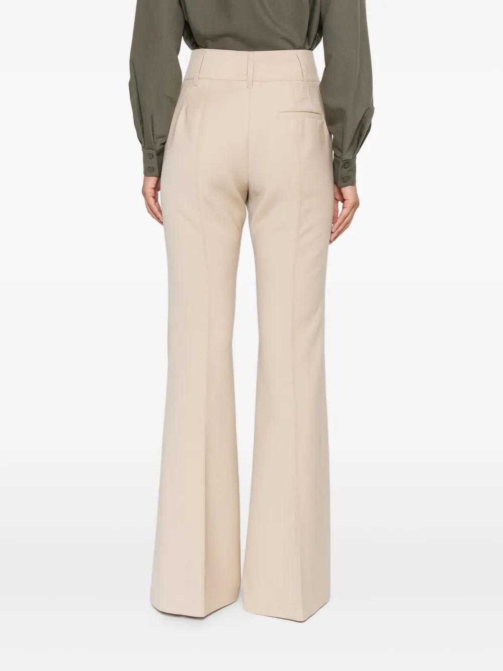 Gabriela Hearst Flared plooibroek Beige