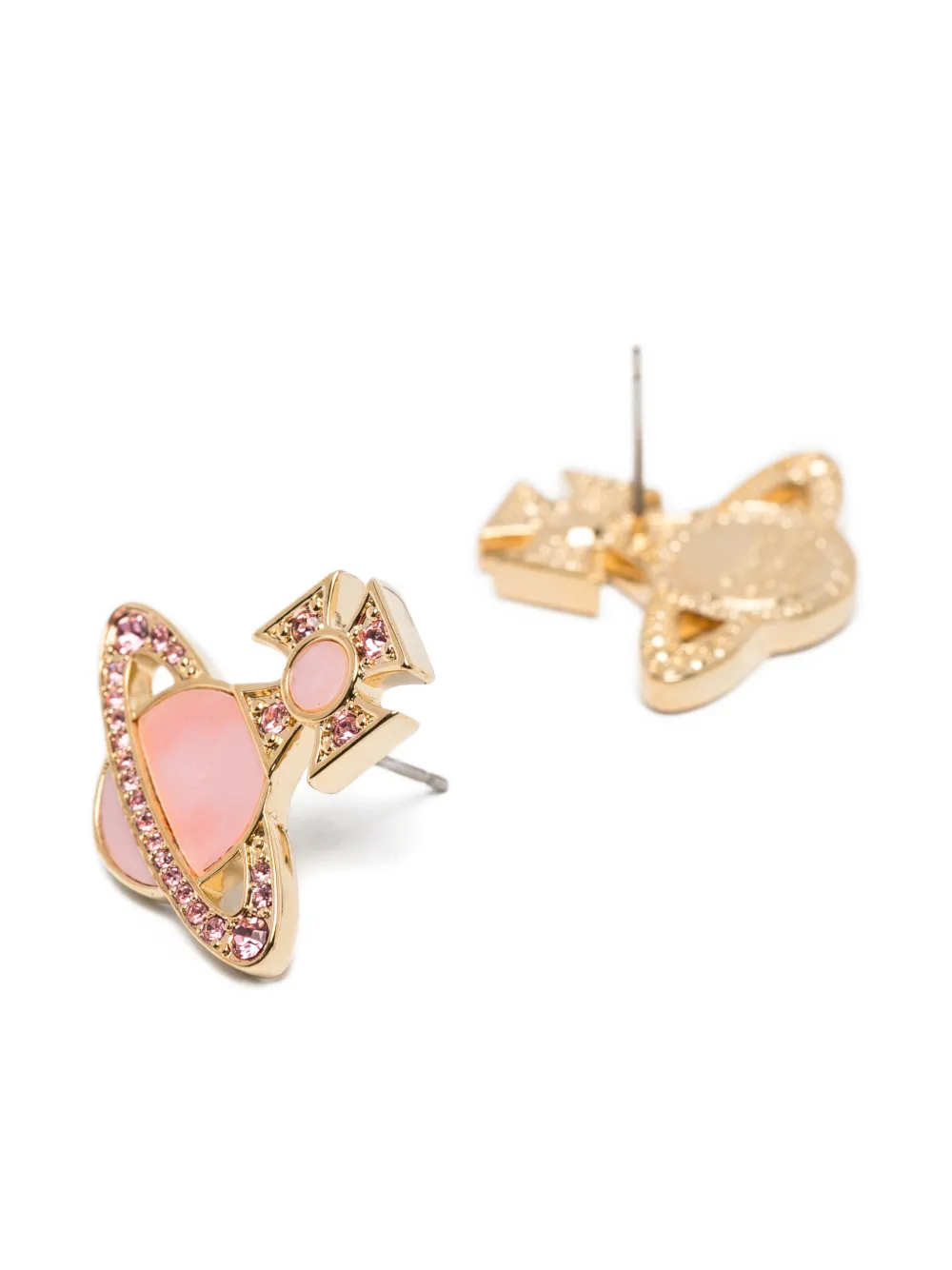 Orb-motif earrings