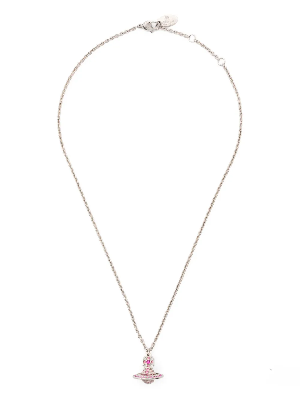 Vivienne Westwood crystal-embellished orb necklace - シルバートーン Vivienne Westwood crystal-embellished orb necklace - シルバートーン