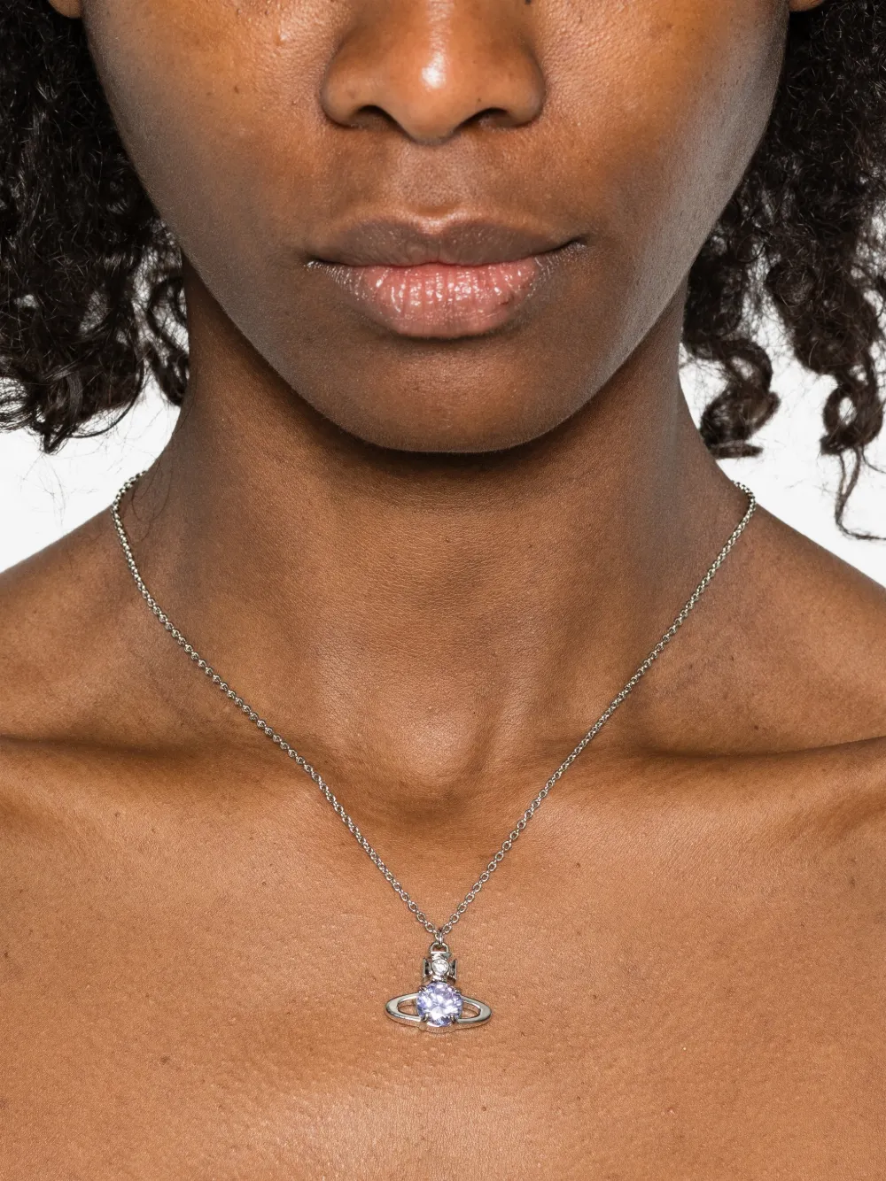 Vivienne Westwood Reina Orb pendant necklace - Zilver