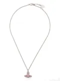 Vivienne Westwood orb crystal-embellishment necklace - Silver