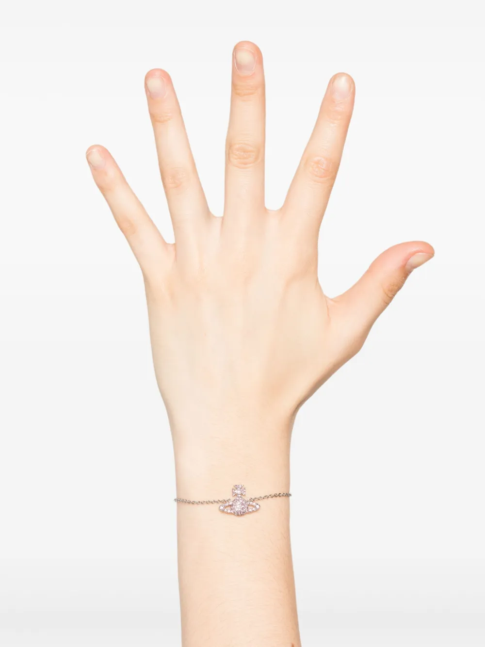 Vivienne Westwood Orb verfraaide armband - Zilver